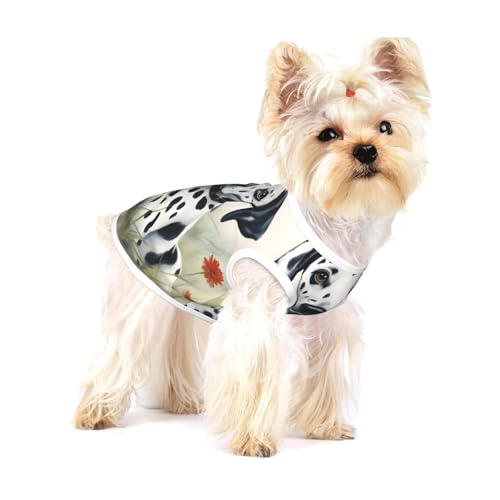 Hundehemd mit Dalmatiner-Druck, für kleine Rassen wie Chihuahuas, Yorkies und Welpen Hundehemd mit Dalmatiner-Druck, für kleine Rassen wie Chihuahuas, Yorkies und Welpen von LXqlSS