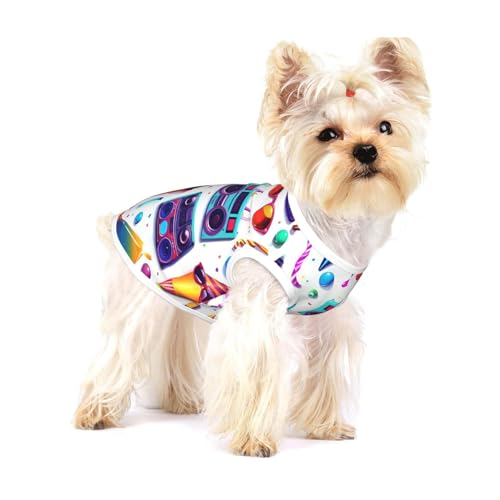 Hundehemd mit Einhorn-Aufdruck für kleine Rassen wie Chihuahuas, Yorkies und Welpen Hundehemd mit Einhorn-Aufdruck für kleine Rassen wie Chihuahuas, Yorkies und Welpen von LXqlSS
