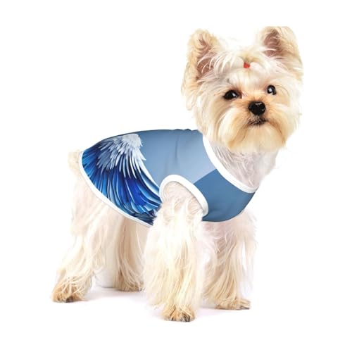 Hundehemd mit Engelsflügel-Aufdruck, für kleine Rassen wie Chihuahuas, Yorkies und Welpen Hundehemd mit Engelsflügel-Aufdruck, für kleine Rassen wie Chihuahuas, Yorkies und Welpen von LXqlSS
