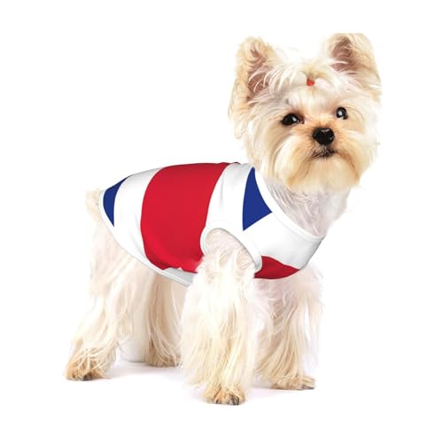 Hundehemd mit Flagge von Costa Rica, für kleine Rassen wie Chihuahuas, Yorkies und Welpen Hundehemd mit Flagge von Costa Rica, für kleine Rassen wie Chihuahuas, Yorkies und Welpen von LXqlSS