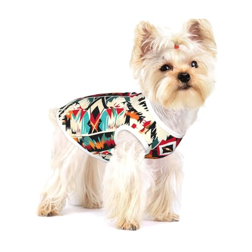 Hundehemd mit Indianer-Muster, für kleine Rassen wie Chihuahuas, Yorkies und Welpen Hundehemd mit Indianer-Muster, für kleine Rassen wie Chihuahuas, Yorkies und Welpen von LXqlSS