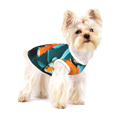 Hundehemd mit Karpfenaufdruck, für kleine Rassen wie Chihuahuas, Yorkies und Welpen Hundehemd mit Karpfenaufdruck, für kleine Rassen wie Chihuahuas, Yorkies und Welpen von LXqlSS