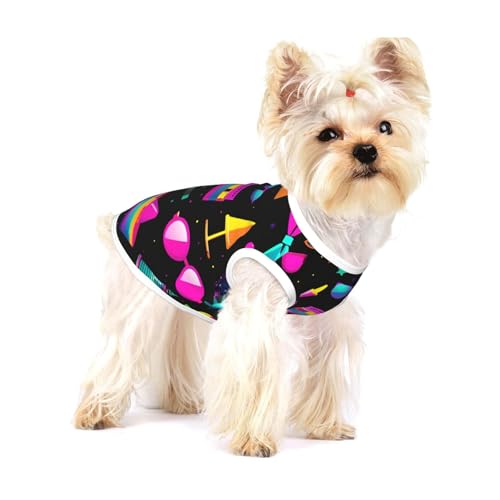 Hundehemd mit Kerzen-Brille, für kleine Rassen wie Chihuahuas, Yorkies und Welpen Hundehemd mit Kerzen-Brille, für kleine Rassen wie Chihuahuas, Yorkies und Welpen von LXqlSS