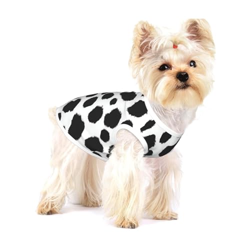 Hundehemd mit Kuh-Punktendruck, für kleine Rassen wie Chihuahuas, Yorkies und Welpen Hundehemd mit Kuh-Punktendruck, für kleine Rassen wie Chihuahuas, Yorkies und Welpen von LXqlSS