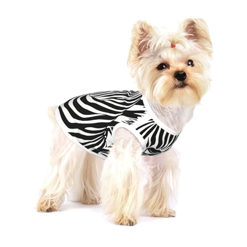 Hundehemd mit Zebramuster, für kleine Rassen wie Chihuahuas, Yorkies und Welpen Hundehemd mit Zebramuster, für kleine Rassen wie Chihuahuas, Yorkies und Welpen von LXqlSS