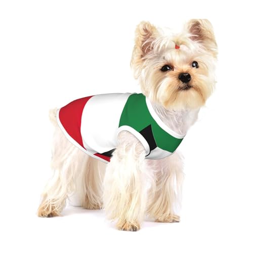 Hundehemd mit kuwaitischer Flagge, für kleine Rassen wie Chihuahuas, Yorkies und Welpen Hundehemd mit kuwaitischer Flagge, für kleine Rassen wie Chihuahuas, Yorkies und Welpen von LXqlSS