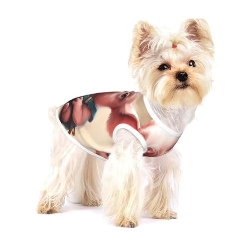 Naughty Pig Baby-Hunde-Shirt, Hunde-Shirt, Weste für kleine Rassen wie Chihuahuas, Yorkies und Welpen Naughty Pig Baby-Hunde-Shirt, Hunde-Shirt, Weste für kleine Rassen wie Chihuahuas, Yorkies und Welpen von LXqlSS
