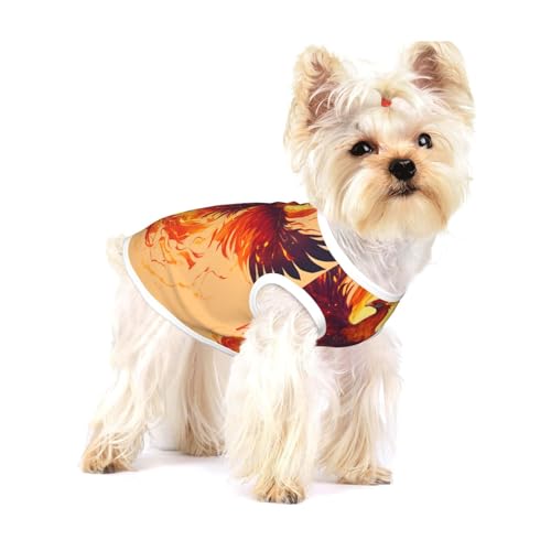 Phoenix Hunde-Shirt, Weste für kleine Rassen wie Chihuahuas, Yorkies und Welpen Phoenix Hunde-Shirt, Weste für kleine Rassen wie Chihuahuas, Yorkies und Welpen von LXqlSS