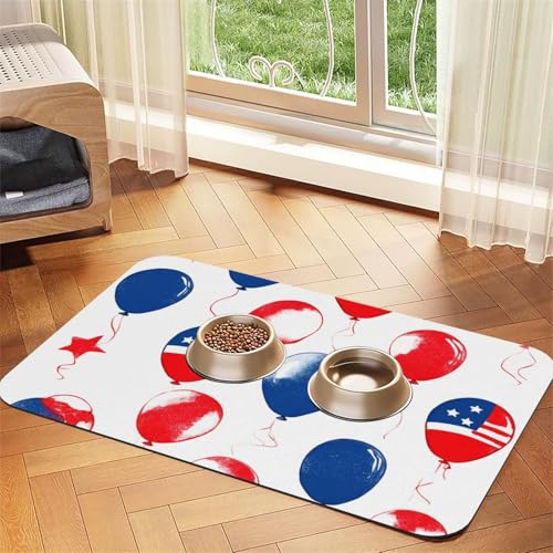 Saugfähige Leder-Tischdecke für Hunde und Katzen, Cartoon-Ballon-Druck, Futtermatte aus Leder für Hunde und Katzen Saugfähige Leder-Tischdecke für Hunde und Katzen, Cartoon-Ballon-Druck, Futtermatte aus Leder für Hunde und Katzen von LXqlSS