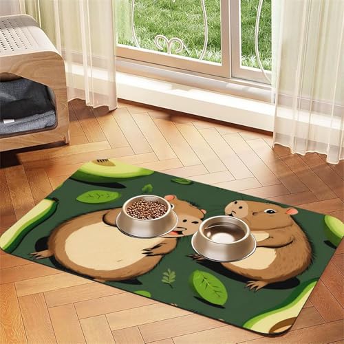 Saugfähige Leder-Tischdecke für Hunde und Katzen, Meerschweinchen-Aufdruck, Futtermatte aus Leder für Hunde und Katzen Saugfähige Leder-Tischdecke für Hunde und Katzen, Meerschweinchen-Aufdruck, Futtermatte aus Leder für Hunde und Katzen von LXqlSS