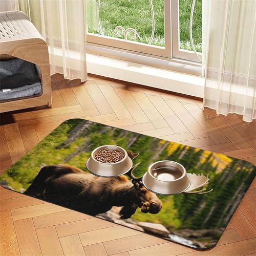 Saugfähige Leder-Tischdecke für Hunde und Katzen, Motiv: Hirsch, Bär, Elch, für Hunde und Katzen Saugfähige Leder-Tischdecke für Hunde und Katzen, Motiv: Hirsch, Bär, Elch, für Hunde und Katzen von LXqlSS