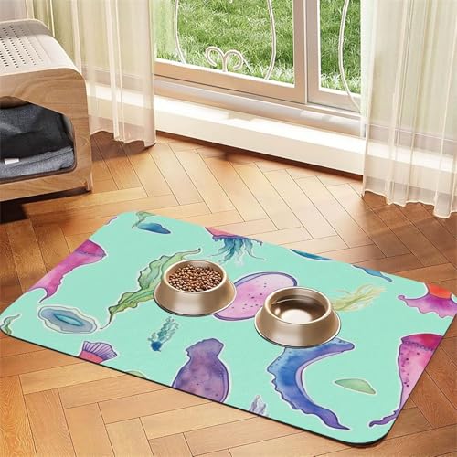 Saugfähige Leder-Tischdecke für Hunde und Katzen, Tierfuttermatte, Leder-Futtermatte für Hunde und Katzen Saugfähige Leder-Tischdecke für Hunde und Katzen, Tierfuttermatte, Leder-Futtermatte für Hunde und Katzen von LXqlSS
