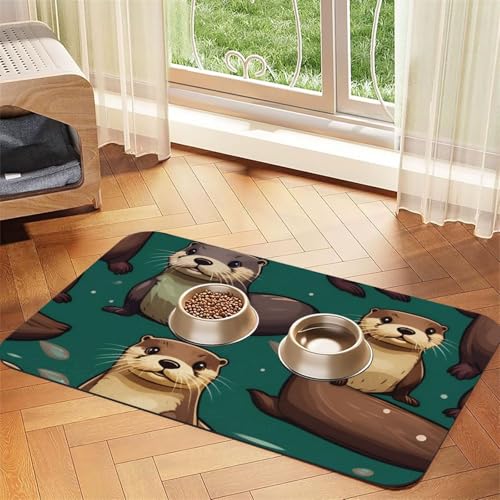 Saugfähige Leder-Tischdecke für Hunde und Katzen, Tiernahrungsmatte, Leder-Futtermatte für Hunde und Katzen Saugfähige Leder-Tischdecke für Hunde und Katzen, Tiernahrungsmatte, Leder-Futtermatte für Hunde und Katzen von LXqlSS