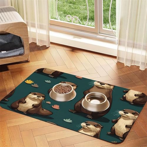 Saugfähige Leder-Tischdecke für Hunde und Katzen, Tiernahrungsmatte, Leder-Futtermatte für Hunde und Katzen Saugfähige Leder-Tischdecke für Hunde und Katzen, Tiernahrungsmatte, Leder-Futtermatte für Hunde und Katzen von LXqlSS