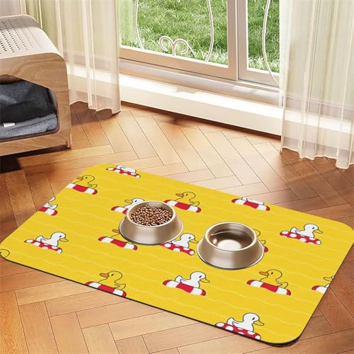 Saugfähige Leder-Tischdecke für Hunde und Katzen, mit Schwimmbad-Aufdruck, Futtermatte aus Leder für Hunde und Katzen Saugfähige Leder-Tischdecke für Hunde und Katzen, mit Schwimmbad-Aufdruck, Futtermatte aus Leder für Hunde und Katzen von LXqlSS