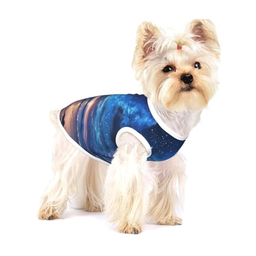 Sternenhimmel-Hunde-Shirt, tiefer Druck, für kleine Rassen wie Chihuahuas, Yorkies und Welpen Sternenhimmel-Hunde-Shirt, tiefer Druck, für kleine Rassen wie Chihuahuas, Yorkies und Welpen von LXqlSS