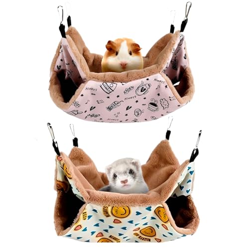 LYART Hängematten für Meerschweinchen, Ratten, Frettchen, warme Betten für Kleintiere, Haustiere, Eichhörnchen, Ratten, Frettchen, Käfigzubehör und Spielzeug für Zuckergleiter, Meerschweinchen, LYART Hängematten für Meerschweinchen, Ratten, Frettchen, warme Betten für Kleintiere, Haustiere, Eichhörnchen, Ratten, Frettchen, Käfigzubehör und Spielzeug für Zuckergleiter, Meerschweinchen, von LYART