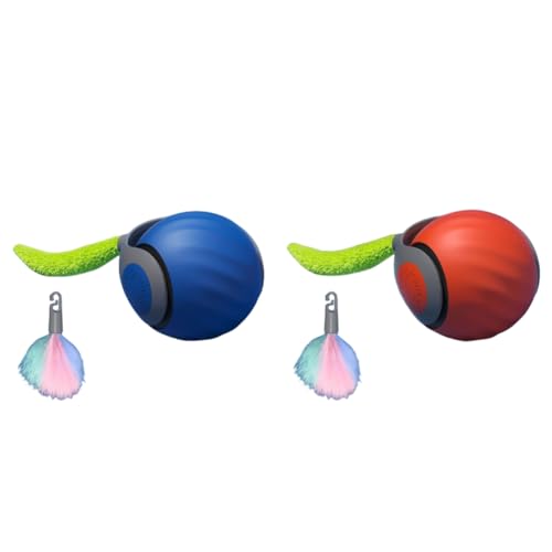 LYEAA Automatisch beweglicher Katzenspielzeug-Ball mit zwei Geschwindigkeitseinstellungen und wiederaufladbarer USB-Funktion LYEAA Automatisch beweglicher Katzenspielzeug-Ball mit zwei Geschwindigkeitseinstellungen und wiederaufladbarer USB-Funktion von LYEAA