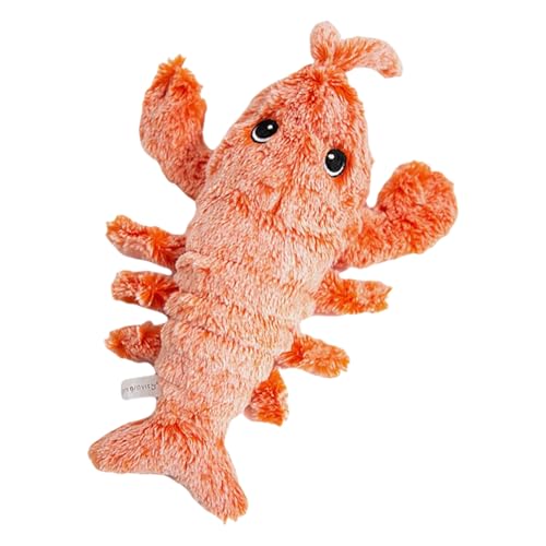 LYEAA Floppy Lobster Interaktives Hundespielzeug, lustiges interaktives Hundeplüschspielzeug, interaktives Hundespielzeug, um sie für kleine, mittelgroße und große Hunde zu beschäftigen LYEAA Floppy Lobster Interaktives Hundespielzeug, lustiges interaktives Hundeplüschspielzeug, interaktives Hundespielzeug, um sie für kleine, mittelgroße und große Hunde zu beschäftigen von LYEAA
