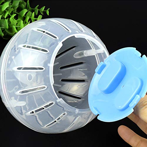 LYEAA Haustier -Nagetiermäuse leiten Jogging Ball Hamster Übung Spielzeug kleine tierische Produkte (Blue 12 cm) von LYEAA