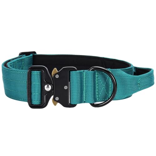 LYEAA Hundehalsband, Robustes Nylon, großes Hundehalsband, verstellbares Haustierhalsband mit Griff, Trainingszubehör for große Hunde, Deutscher Schäferhund LYEAA Hundehalsband, Robustes Nylon, großes Hundehalsband, verstellbares Haustierhalsband mit Griff, Trainingszubehör for große Hunde, Deutscher Schäferhund von LYEAA