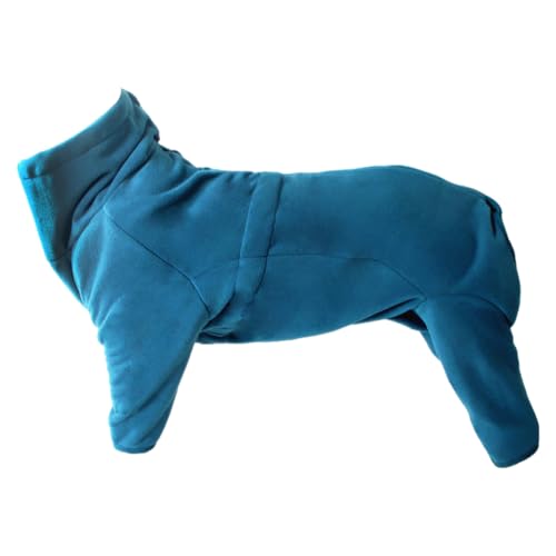 LYEAA Hundepyjama aus weichem Polarfleece, Winddicht, warme Jacke for kleine bis große Hunde, Mantel im Winter von LYEAA