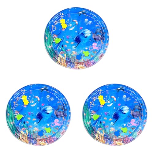 LYEAA Interaktive Wassersensor-Spielmatte für Katzen – Fisch-sensorische Bauchzeit-Wasserspielmatte – Katzenunterhaltung für den Innenbereich von LYEAA