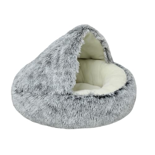 Robustes und langlebiges Katzenhaus, komfortabler und atmungsaktiver Boden, rutschfestes Katzenhaus für den Innenbereich (Gray (Short) 40CM) von LYFDPN