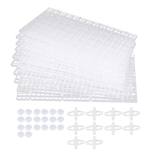 LYHYDMA Aquarium trennwand 10 Stück Aquarium-Teiler, Fischtank-Teiler, Filtergitter, Trenngitter, Tablett, Isolationsgitter mit 20 Saugnapf-Clips LYHYDMA Aquarium trennwand 10 Stück Aquarium-Teiler, Fischtank-Teiler, Filtergitter, Trenngitter, Tablett, Isolationsgitter mit 20 Saugnapf-Clips von LYHYDMA