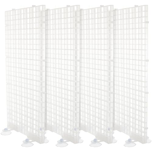 LYHYDMA Aquarium trennwand Aquarium Gespleißt Gitter Platte Partition Gitter Zubehör for Fische Aquarium Isolation Board Separator Filter Platte Fisch(Clear) von LYHYDMA