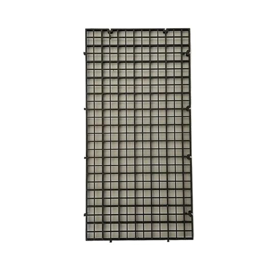 LYHYDMA Aquarium trennwand Aquarium-Gitterteiler, Aquarium-Teiler, multifunktionaler Aquarium-Bodenfilter, Sand-Isolierplatte, Filtergitter, Plattenfach(Black) von LYHYDMA