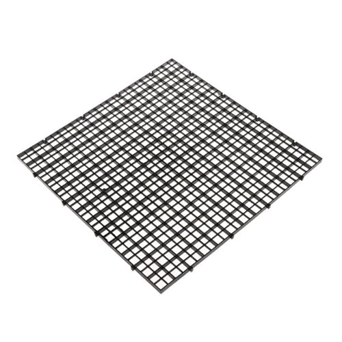 LYHYDMA Aquarium trennwand Aquarium-Teiler, Eierkiste aus Kunststoff for Aquarium-Trennplatte, Gitter-Isolationsbrett, Aquarium-Unterfilterschale(Black) von LYHYDMA