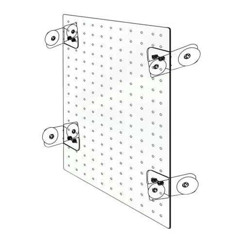 LYHYDMA Aquarium trennwand Biegbare Isolierplatte for Aquarien, frei geschnitten, oberes und unteres Fach, Bodenpolster, Netzblende, Aquariumzubehör(Clear 3.0 mm Hole,20x40cm) von LYHYDMA