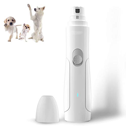 LYJIN Haustier-elektrischer Nagel-Polierer, USB-Lade Silent-Technologie Zwei Modelle Touch The Kopf Geeignet für kleine und mittlere Hunde und Haustiere von LYJIN