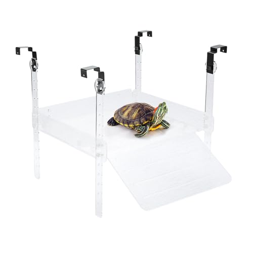 Hängende Schildkröten-Sonnenplattform für Aquatic 40 Züchter, 75 Gallonen, Wasserreptilien-Rampen-Dock, Terrasse, Tankzubehör Hängende Schildkröten-Sonnenplattform für Aquatic 40 Züchter, 75 Gallonen, Wasserreptilien-Rampen-Dock, Terrasse, Tankzubehör von LYL LEYOULAND