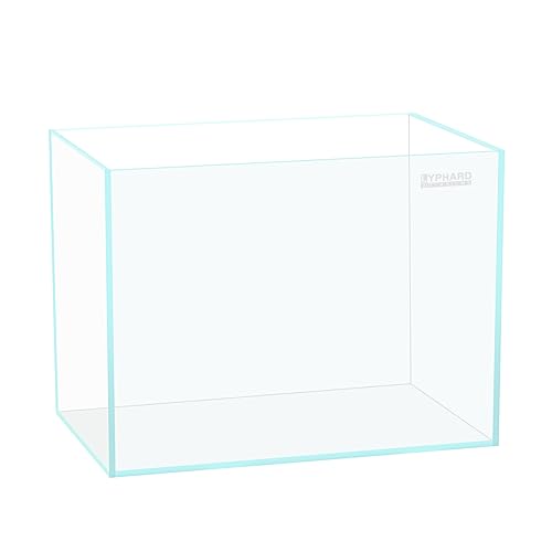 LYPHARD AQUARIUMS Randloses Aquarium, ultraklar, eisenarmes Nano-Aquarium für Betta-Garnelen, L 30 x B 5,5 x H 9,8 cm, Glasstärke 5 mm, mit EVA-Schaum-Nivelliermatte von LYPHARD AQUARIUMS