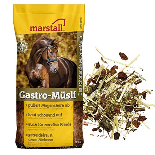 Marstall 20kg Gastro-Müsli - magenschonendes Pferdemüsli, getreidefrei und ohne Melasse von marstall