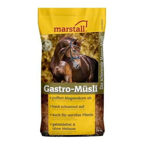 Marstall 20kg Gastro-Müsli - magenschonendes Pferdemüsli, getreidefrei und ohne Melasse von marstall