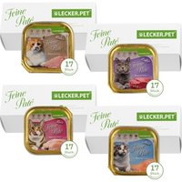 Lyra Pet Lecker.Pet Balu's, Emily's, Leo's & Mia's Feine Paté Katzenfutter Nassfutter Mix Lyra Pet Lecker.Pet Balu's, Emily's, Leo's & Mia's Feine Paté Katzenfutter Nassfutter Mix von LYRA PET