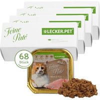 Lyra Pet Lecker.Pet Balu's Feine Paté Reich an Pute Katzenfutter Nassfutter Vollnahrung von LYRA PET
