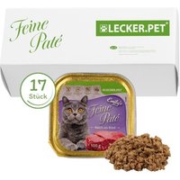 Lyra Pet Lecker.Pet Emily's Feine Paté Reich an Rind Katzenfutter Nassfutter Vollnahrung Lyra Pet Lecker.Pet Emily's Feine Paté Reich an Rind Katzenfutter Nassfutter Vollnahrung von LYRA PET