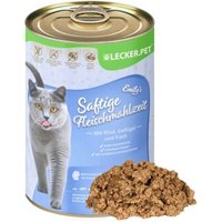 Lyra Pet Lecker.Pet Emily's Saftige Fleischmahlzeit mit Rind, Geflügel & Fisch von LYRA PET