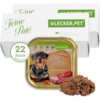 Lyra Pet Lecker.Pet Gino's Feine Paté Reich an Rind Hundefutter Nassfutter Vollnahrung Lyra Pet Lecker.Pet Gino's Feine Paté Reich an Rind Hundefutter Nassfutter Vollnahrung von LYRA PET