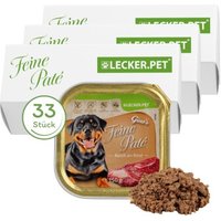 Lyra Pet Lecker.Pet Gino's Feine Paté Reich an Rind Hundefutter Nassfutter Vollnahrung Lyra Pet Lecker.Pet Gino's Feine Paté Reich an Rind Hundefutter Nassfutter Vollnahrung von LYRA PET
