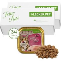 Lyra Pet Lecker.Pet Leo's Feine Paté Reich an Huhn Katzenfutter Nassfutter Vollnahrung Lyra Pet Lecker.Pet Leo's Feine Paté Reich an Huhn Katzenfutter Nassfutter Vollnahrung von LYRA PET