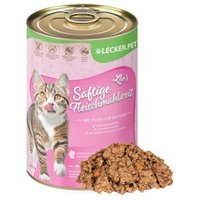 Lyra Pet Lecker.Pet Leo's Saftige Fleischmahlzeit mit Pute & Gemüse Katzenfutter Nassfutter Lyra Pet Lecker.Pet Leo's Saftige Fleischmahlzeit mit Pute & Gemüse Katzenfutter Nassfutter von LYRA PET