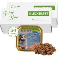Lyra Pet Lecker.Pet Mia's Feine Paté Reich an Lachs Katzenfutter Nassfutter Vollnahrung Lyra Pet Lecker.Pet Mia's Feine Paté Reich an Lachs Katzenfutter Nassfutter Vollnahrung von LYRA PET