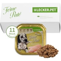 Lyra Pet Lecker.Pet Paula's Feine Paté Reich an Huhn Hundefutter Nassfutter Vollnahrung von LYRA PET