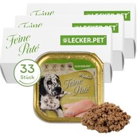 Lyra Pet Lecker.Pet Paula's Feine Paté Reich an Huhn Hundefutter Nassfutter Vollnahrung von LYRA PET