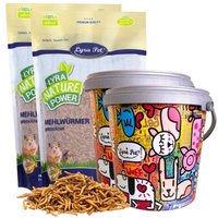 Lyra Pet Mehlwürmer im Design Eimer 2x3,9 kg von LYRA PET